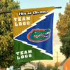 Gators vs Custom Team House Divided Flag, Personalized Spirit Flag