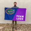 Gators vs Custom Team House Divided Flag, Personalized Team Flag 2 Gators vs Custom Team House Divided Flag, Personalized Team Flag
