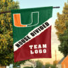 Hurricanes vs Custom Team House Divided Flag, Custom Rivalry Flag