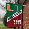 Hurricanes vs Custom Team House Divided Flag, Custom Rivalry Flag