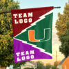 Hurricanes vs Custom Team House Divided Flag, Custom Spirit Flag