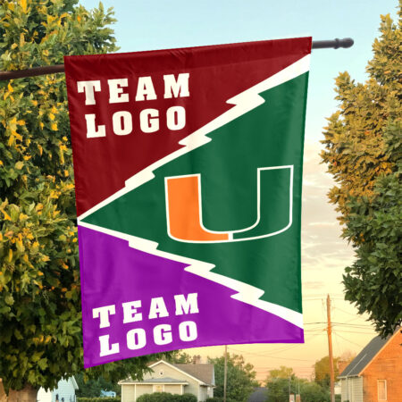 Hurricanes vs Custom Team House Divided Flag, Custom Spirit Flag
