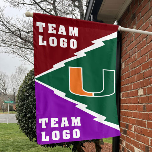 Hurricanes vs Custom Team House Divided Flag, Custom Spirit Flag