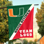 Hurricanes vs Custom Team House Divided Flag, Custom Split Flag