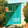 Hurricanes vs Custom Team House Divided Flag, Custom Team Flag