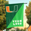 Hurricanes vs Custom Team House Divided Flag, Personalized College Flag