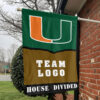 Hurricanes vs Custom Team House Divided Flag, Personalized House Flag 1 Hurricanes vs Custom Team House Divided Flag, Personalized House Flag