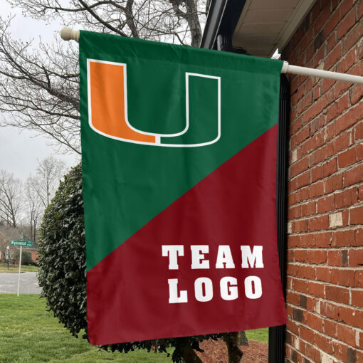 Hurricanes vs Custom Team House Divided Flag, Personalized Team Flag Hurricanes vs Custom Team House Divided Flag, Personalized Team Flag