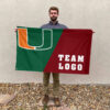 Hurricanes vs Custom Team House Divided Flag, Personalized Team Flag 2 Hurricanes vs Custom Team House Divided Flag, Personalized Team Flag