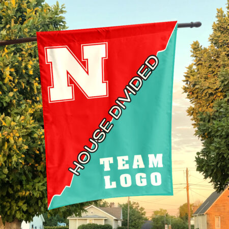 Huskers vs Custom Team House Divided Flag, College Custom Flag