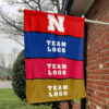 Huskers vs Custom Team House Divided Flag, Custom Rival Flag