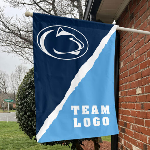 Nittany Lions vs Custom Team House Divided Flag, Custom College Flag