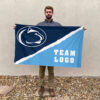 Nittany Lions vs Custom Team House Divided Flag, Custom College Flag