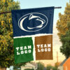 Nittany Lions vs Custom Team House Divided Flag, Custom Game Day Flag