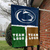 Nittany Lions vs Custom Team House Divided Flag, Custom Game Day Flag 1 Nittany Lions vs Custom Team House Divided Flag, Custom Game Day Flag