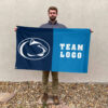 Nittany Lions vs Custom Team House Divided Flag, Custom NCAA Flag 2 Nittany Lions vs Custom Team House Divided Flag, Custom NCAA Flag