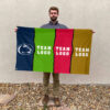 Nittany Lions vs Custom Team House Divided Flag, Custom Rival Flag 2 Nittany Lions vs Custom Team House Divided Flag, Custom Rival Flag