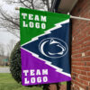 Nittany Lions vs Custom Team House Divided Flag, Custom Spirit Flag 1 Nittany Lions vs Custom Team House Divided Flag, Custom Spirit Flag
