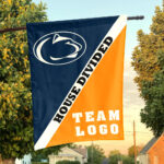 Nittany Lions vs Custom Team House Divided Flag, Custom Split Flag