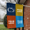Nittany Lions vs Custom Team House Divided Flag, NCAA College Rivalry Flag 1 Nittany Lions vs Custom Team House Divided Flag, NCAA College Rivalry Flag