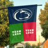 Nittany Lions vs Custom Team House Divided Flag, NCAA Game Day Flag