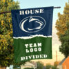 Nittany Lions vs Custom Team House Divided Flag, NCAA House Flag