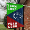 Nittany Lions vs Custom Team House Divided Flag, NCAA Spirit Flag 1 Nittany Lions vs Custom Team House Divided Flag, NCAA Spirit Flag