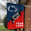 Nittany Lions vs Custom Team House Divided Flag, NCAA Team Flag 1 Nittany Lions vs Custom Team House Divided Flag, NCAA Team Flag
