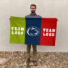 Nittany Lions vs Custom Team House Divided Flag, NCAA Two Team Flag 2 Nittany Lions vs Custom Team House Divided Flag, NCAA Two Team Flag