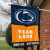 Nittany Lions vs Custom Team House Divided Flag, Personalized House Flag 1 Nittany Lions vs Custom Team House Divided Flag, Personalized House Flag