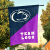 Nittany Lions vs Custom Team House Divided Flag, Personalized Team Flag