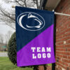 Nittany Lions vs Custom Team House Divided Flag, Personalized Team Flag