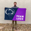 Nittany Lions vs Custom Team House Divided Flag, Personalized Team Flag