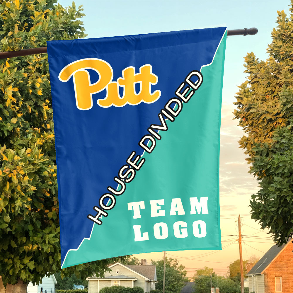 Panthers vs Custom Team House Divided Flag, College Custom Flag Panthers vs Custom Team House Divided Flag, College Custom Flag