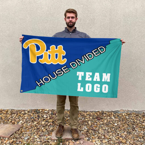 Panthers vs Custom Team House Divided Flag, College Custom Flag Panthers vs Custom Team House Divided Flag, College Custom Flag