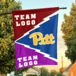 Panthers vs Custom Team House Divided Flag, Custom Spirit Flag