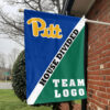 Panthers vs Custom Team House Divided Flag, Custom Split Flag 1 Panthers vs Custom Team House Divided Flag, Custom Split Flag