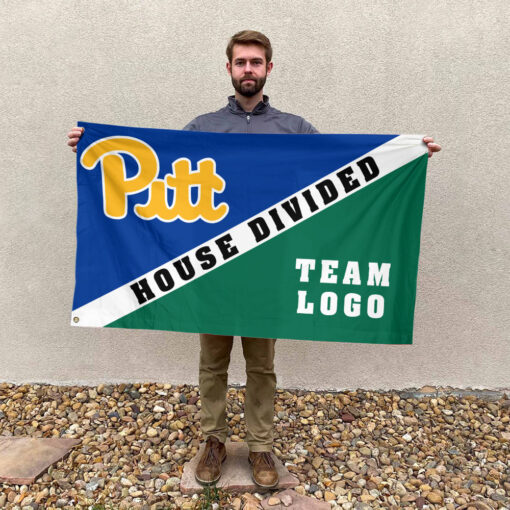 Panthers vs Custom Team House Divided Flag, Custom Split Flag Panthers vs Custom Team House Divided Flag, Custom Split Flag