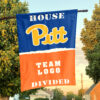 Panthers vs Custom Team House Divided Flag, NCAA College Flag