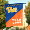 Panthers vs Custom Team House Divided Flag, NCAA Custom Flag