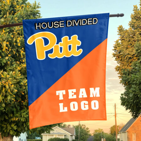 Panthers vs Custom Team House Divided Flag, NCAA Custom Flag