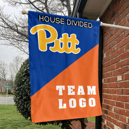 Panthers vs Custom Team House Divided Flag, NCAA Custom Flag