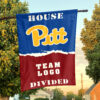 Panthers vs Custom Team House Divided Flag, NCAA House Flag