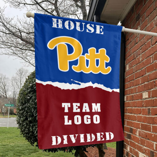 Panthers vs Custom Team House Divided Flag, NCAA House Flag Panthers vs Custom Team House Divided Flag, NCAA House Flag