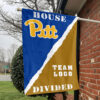 Panthers vs Custom Team House Divided Flag, NCAA Rivalry Flag