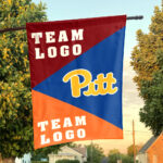 Panthers vs Custom Team House Divided Flag, NCAA Spirit Flag