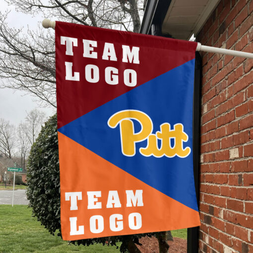 Panthers vs Custom Team House Divided Flag, NCAA Spirit Flag Panthers vs Custom Team House Divided Flag, NCAA Spirit Flag