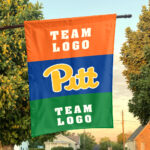 Panthers vs Custom Team House Divided Flag, NCAA Two Team Flag