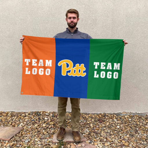 Panthers vs Custom Team House Divided Flag, NCAA Two Team Flag Panthers vs Custom Team House Divided Flag, NCAA Two Team Flag