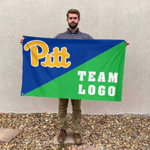 Panthers vs Custom Team House Divided Flag, Personalized College Flag Panthers vs Custom Team House Divided Flag, Personalized College Flag